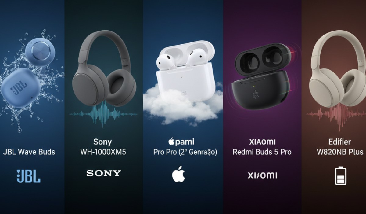 Top 10 Melhores Fones de Ouvido Bluetooth de 2025