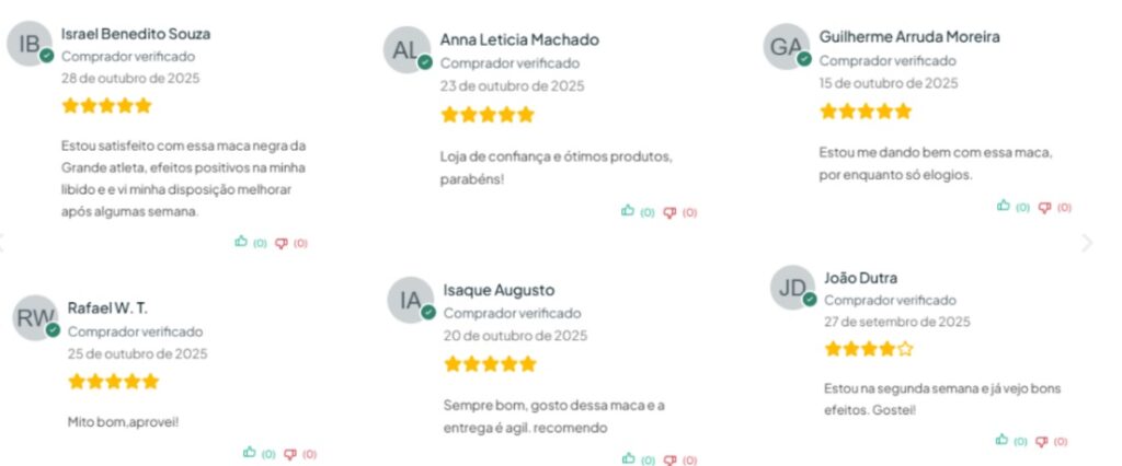 avaliacoes maca negra premium